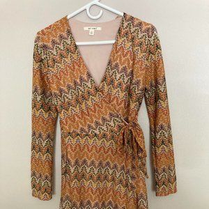 Miami colorful wrap dress size M